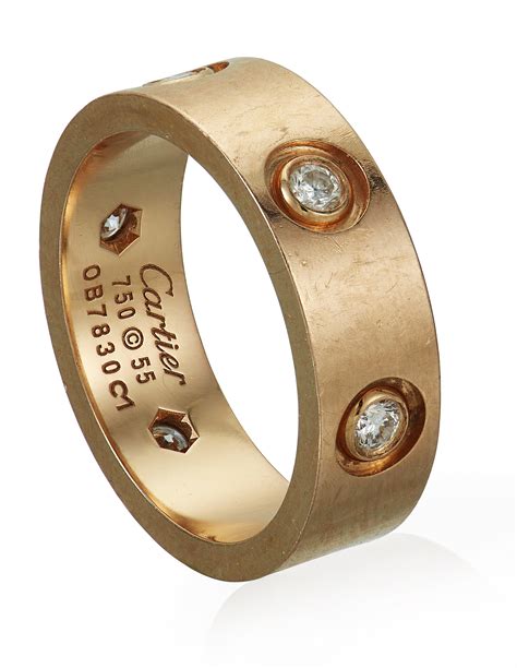 cartier gold diamond ring|cartier diamond ring collection.